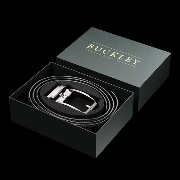 Men's Adjustable Belt | Buckley Belt | Black - Picture 5 of 5
